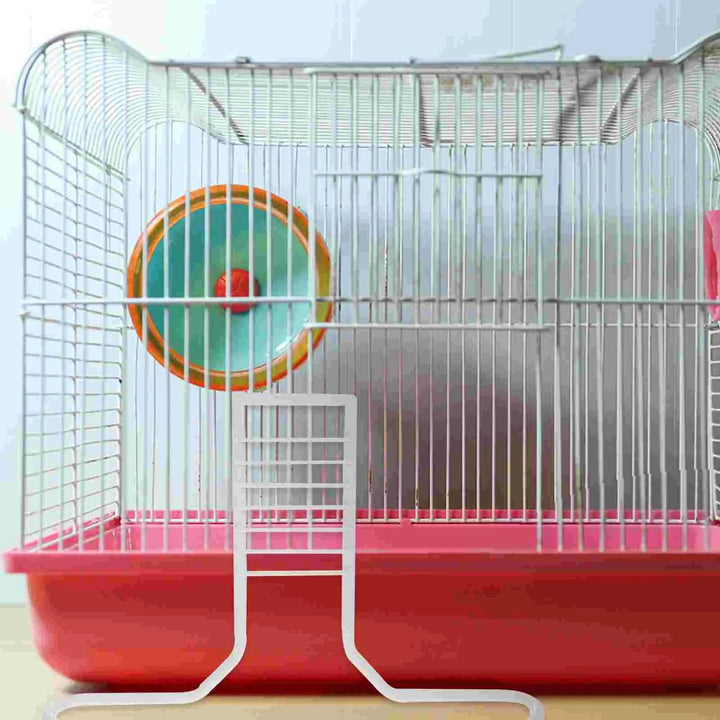Metallbraketter Løpehjul Støtte Hamster Syrisk Trening Hvit Jern Liten Kjæledyr Stativ | Skanto