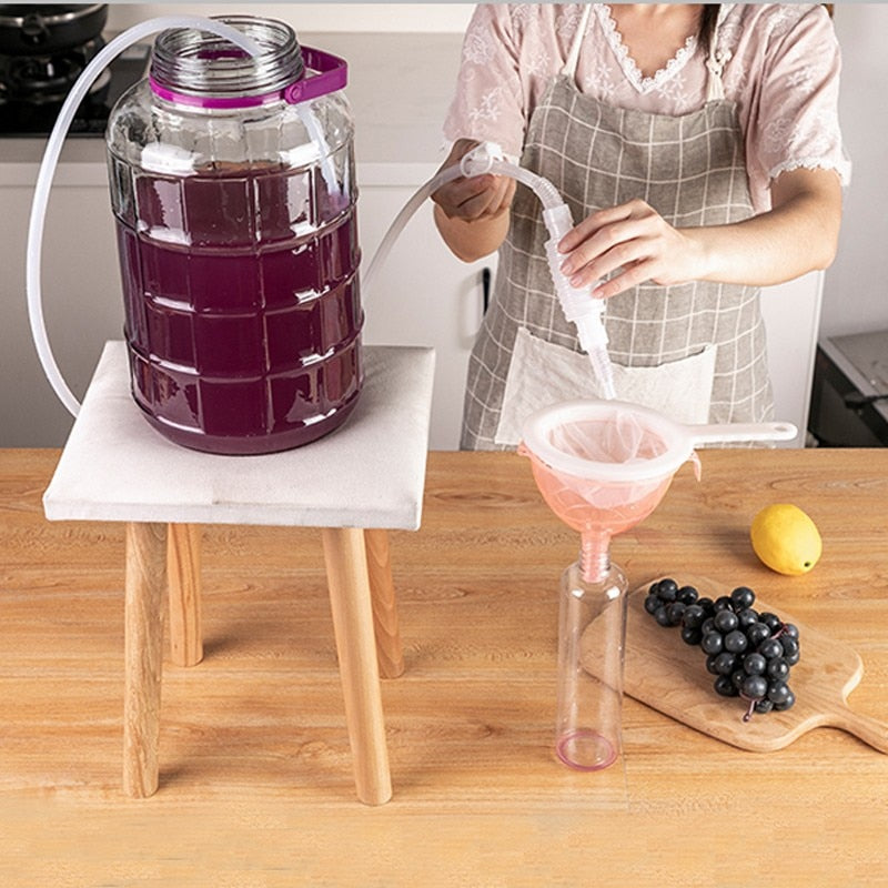 Plastisk Vin Øl Lage Verktøy Øl Vin Brygging Mat Kvalitet Siphon | Skanto