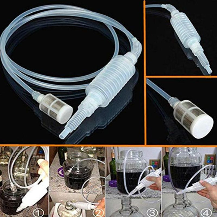 Plastisk Vin Øl Lage Verktøy Øl Vin Brygging Mat Kvalitet Siphon | Skanto