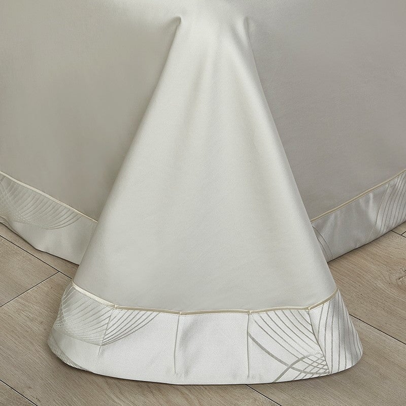 Platinum Luxury Duvet Cover Set – 1000 TC Cotton med Silke Satin Finish | Skanto