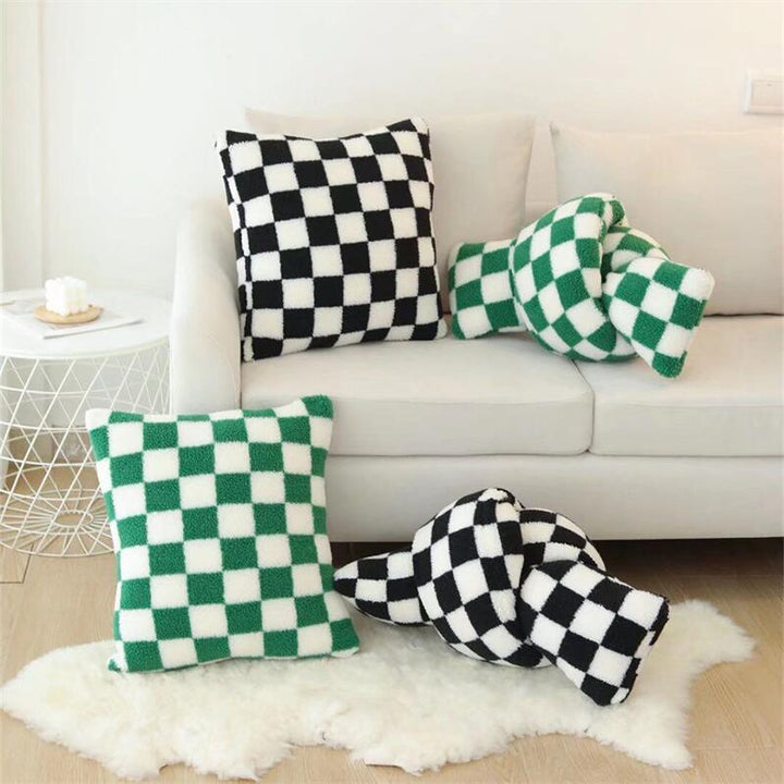 Skanto | Plush fleece rutete putevar