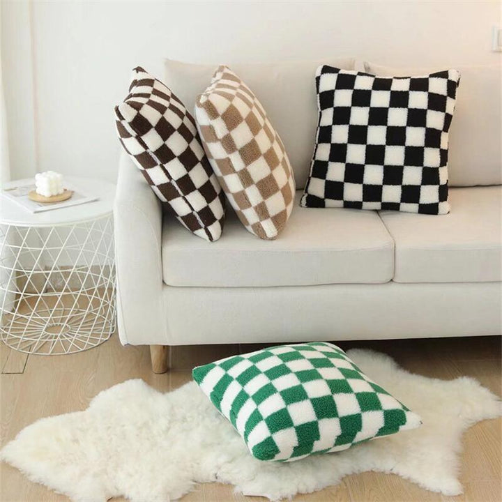 Skanto | Plush fleece rutete putevar