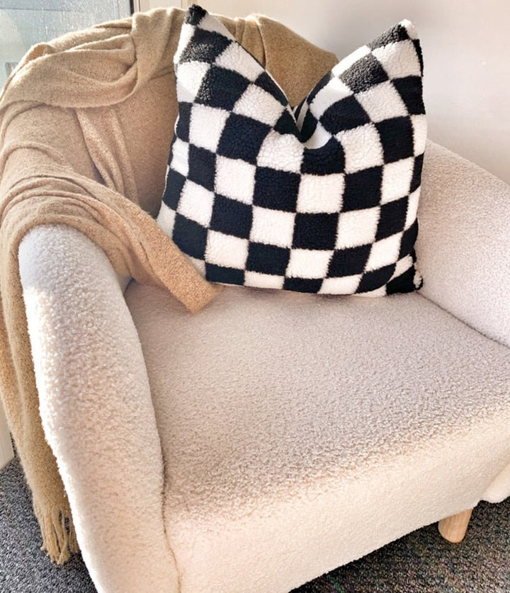 Skanto | Plush fleece rutete putevar