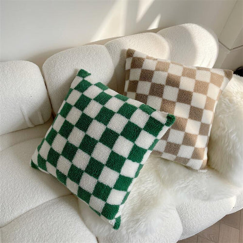 Skanto | Plush fleece rutete putevar