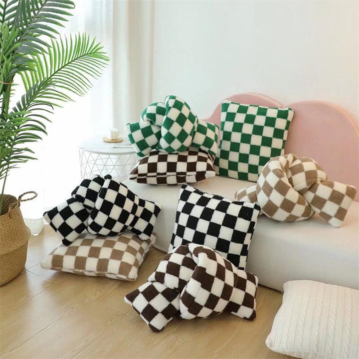 Skanto | Plush fleece rutete putevar