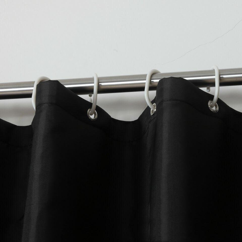 Skanto | Vanntett svart polyester dusjforheng med ulike størrelsesalternativer