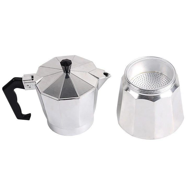 Bærbar hjem Moka Gryte Aluminium med Pulver Perkolator | Skanto