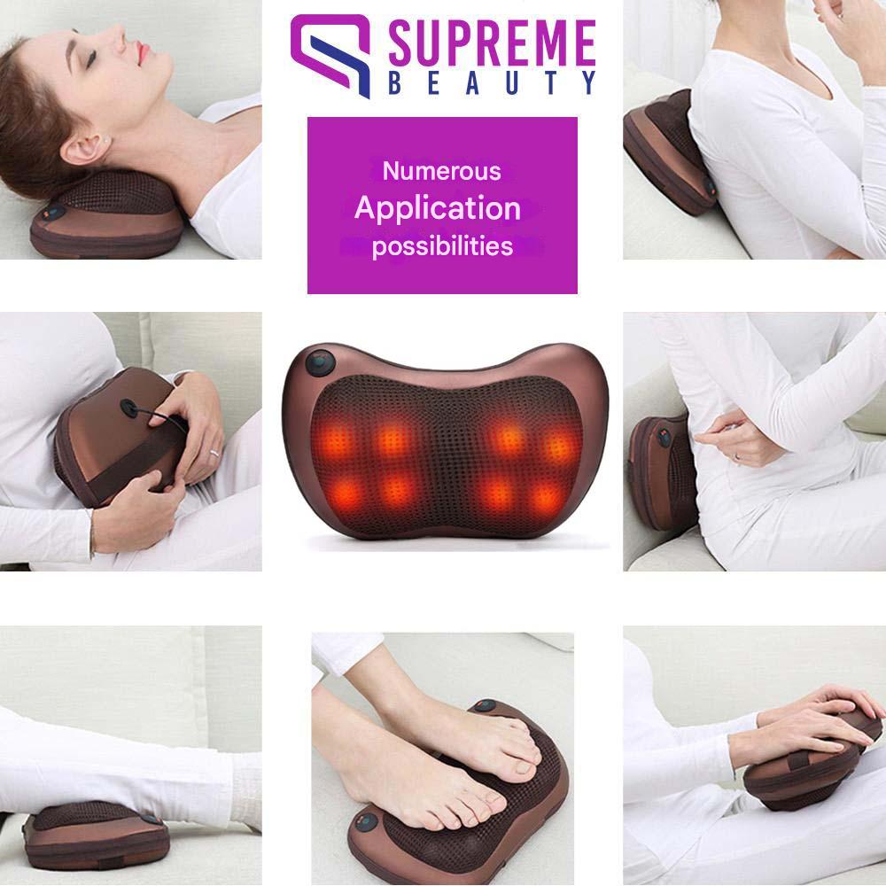 Skanto | Bærbar massasjepute med dyp shiatsu-massasje - ThermoRelax Pro