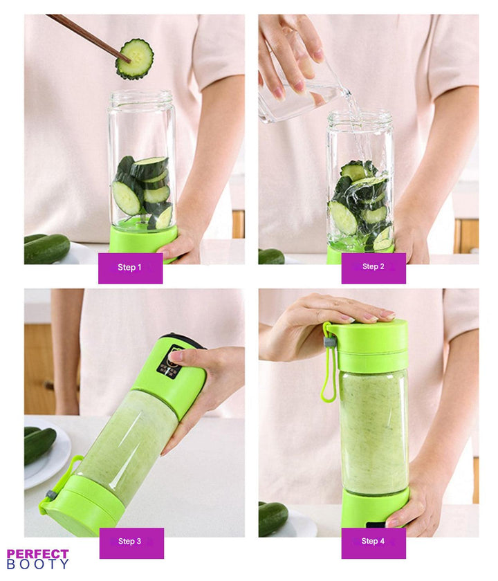 Frendorf | Bærbar Smoothie Maker med Drikkefunksjon - FreshBlend To-Go
