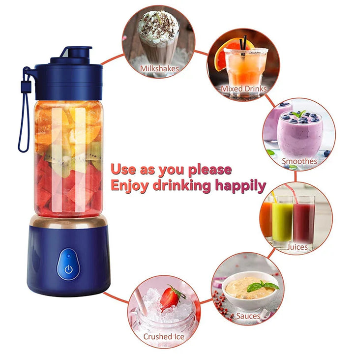 Bærbar USB-lading Elektrisk Juicer Mini Blender Fruktpresse Mixer | Skanto