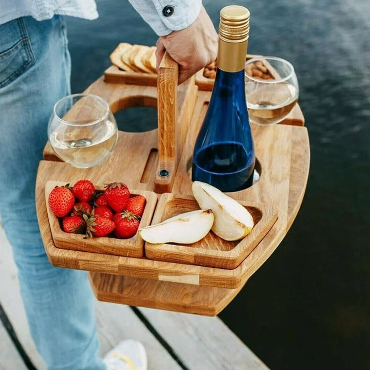 Frendorf | Bærbar Tre Picnik Vinbord - WineNest