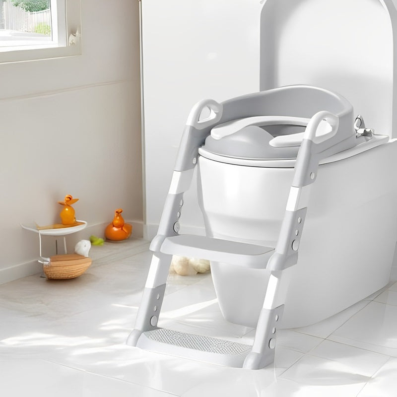 Skanto | Sammenleggbar Potty Trainer Sete med Stige for Småbarn