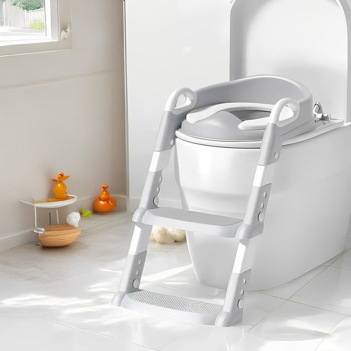 Skanto | Sammenleggbar Potty Trainer Sete med Stige for Småbarn