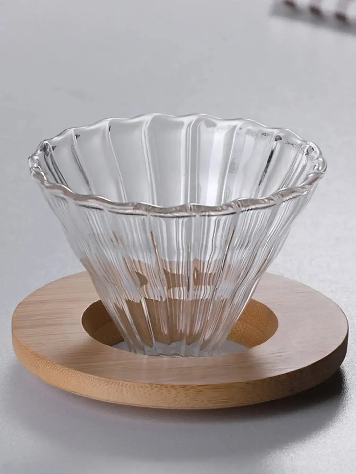 Pour Over Kaffe Brygger Sett Glass Kanne Kaffe med Glass Kaffe Filter | Skanto