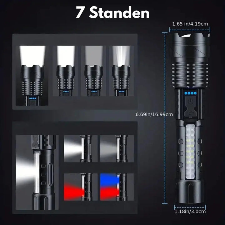 Skanto | PowerBeam Militærlykt med 5000 Lumens
