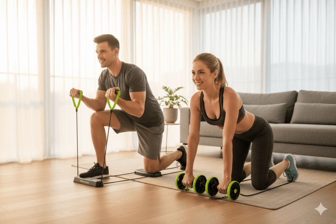 Skanto | POWERFLEX – Kompakt Hjemme Treningsapparat for Helkropp Motstandstrening