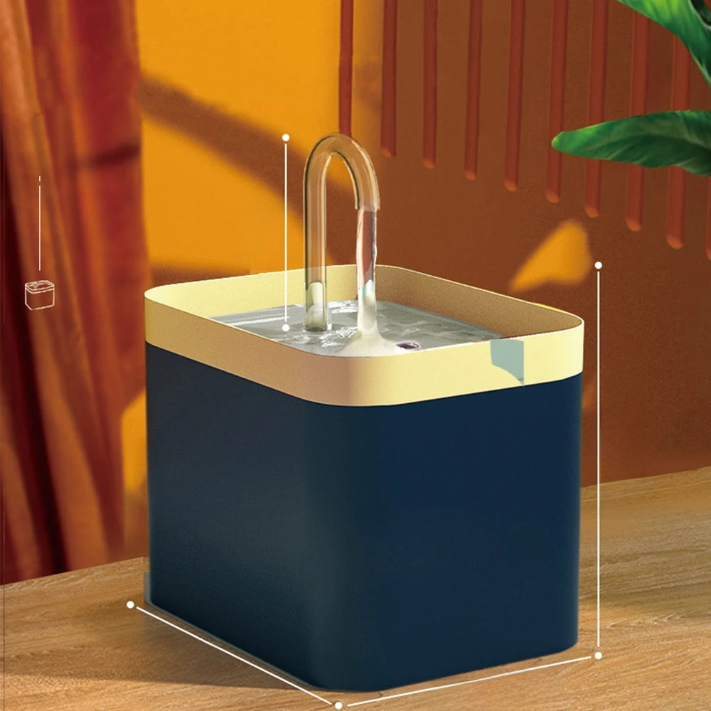 Norvo | Ultra-stille kjæledyrvannfontene med intelligent filtrering - 1,5 l rustfritt stål