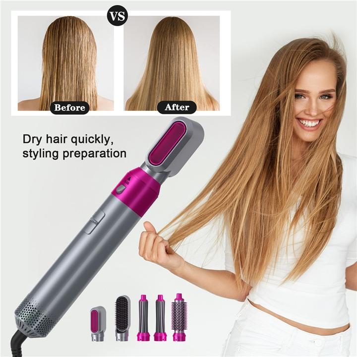 Skanto | Premium Air MultiStyler – 5-i-1 Hårføner & Stylingverktøy med Varmesensor