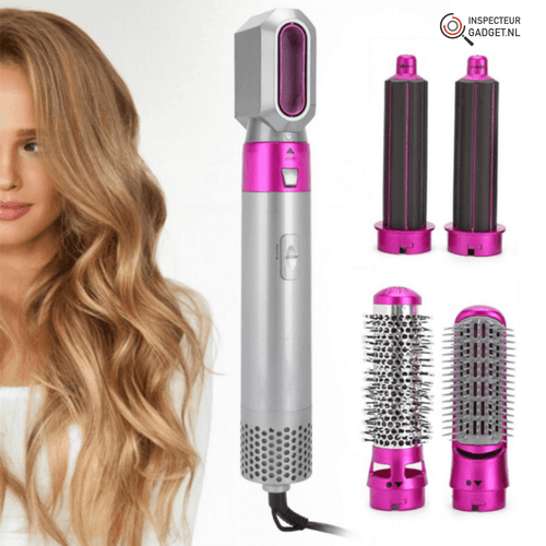 Skanto | Premium Air MultiStyler – 5-i-1 Hårføner & Stylingverktøy med Varmesensor