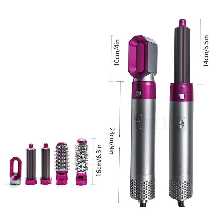 Skanto | Premium Air MultiStyler – 5-i-1 Hårføner & Stylingverktøy med Varmesensor