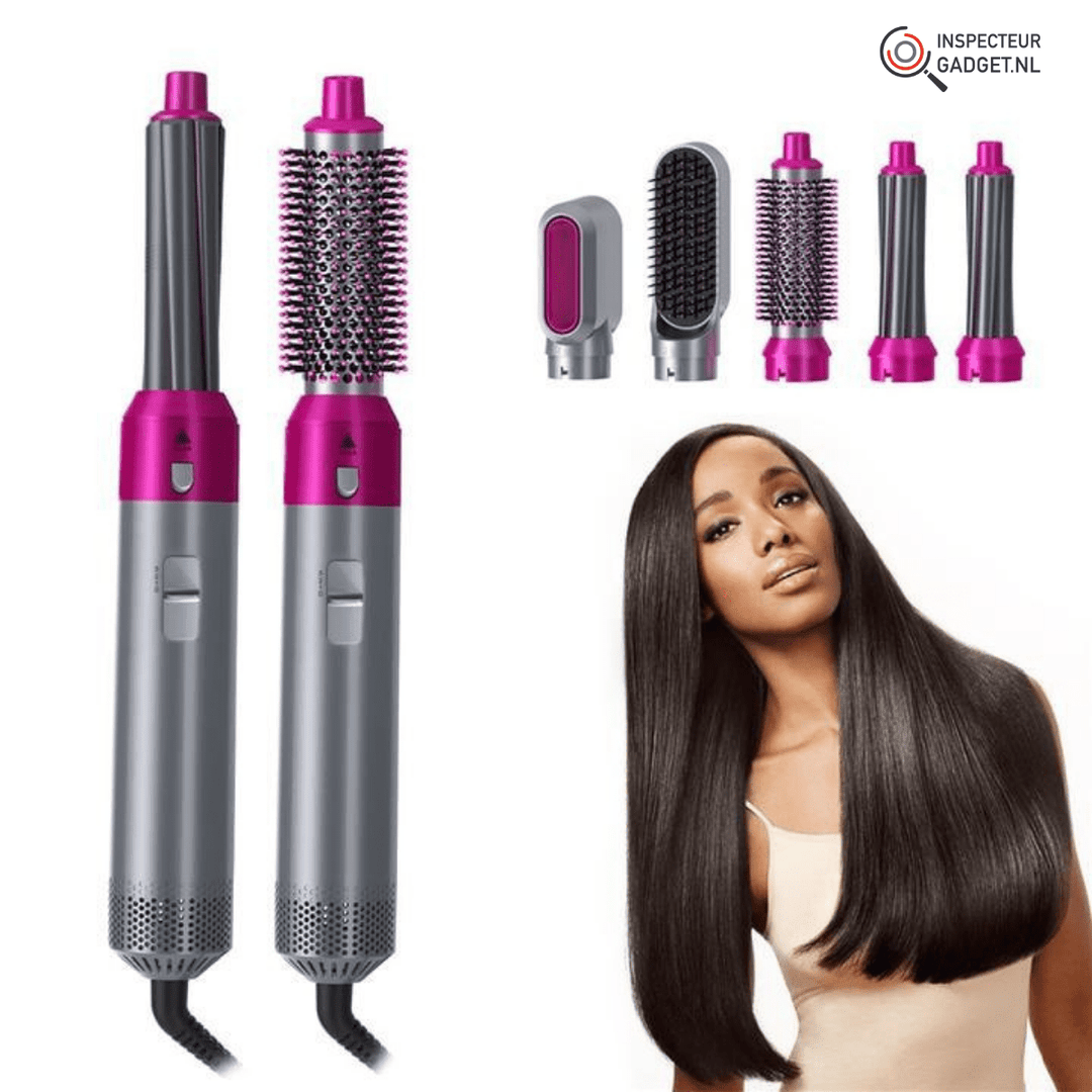 Skanto | Premium Air MultiStyler – 5-i-1 Hårføner & Stylingverktøy med Varmesensor