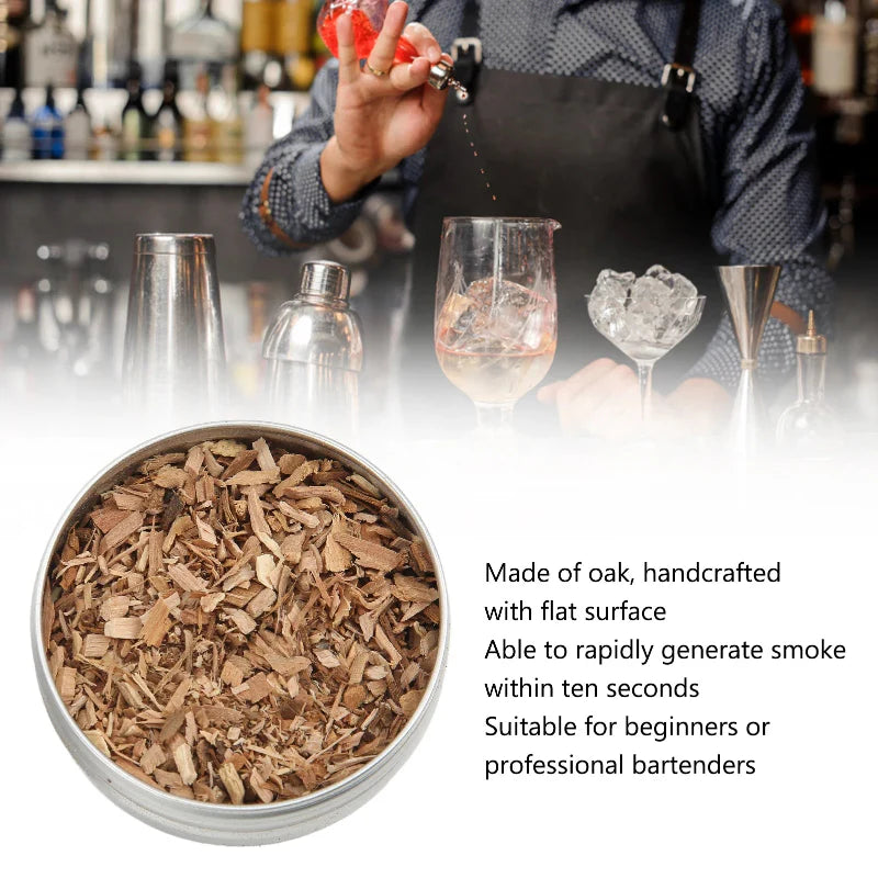 Premium Cocktail Smoker Kit med Whiskey Wood Smoking Infuser Chips | Skanto