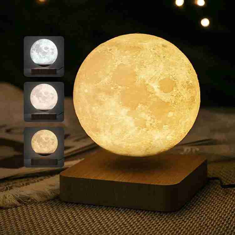 Skanto | Flytende Magnetisk Måne Lampe med 3D Utskrift og LED Belysning