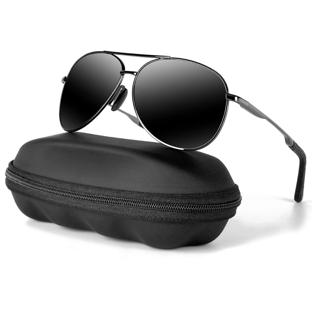 Skanto | Joey Polariserte Aviator Solbriller med UV400 Beskyttelse