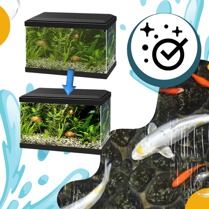 Forebyggende algedrepende middel for akvarier