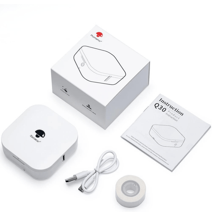 Skanto | PRINTIFY – Trådløs termisk etikettmaker med Bluetooth og bærbar blekksfri utskrift