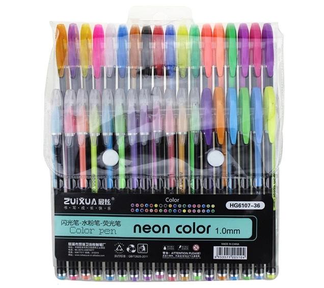 Glitzerly Glitter Gel Penner Set | Skanto