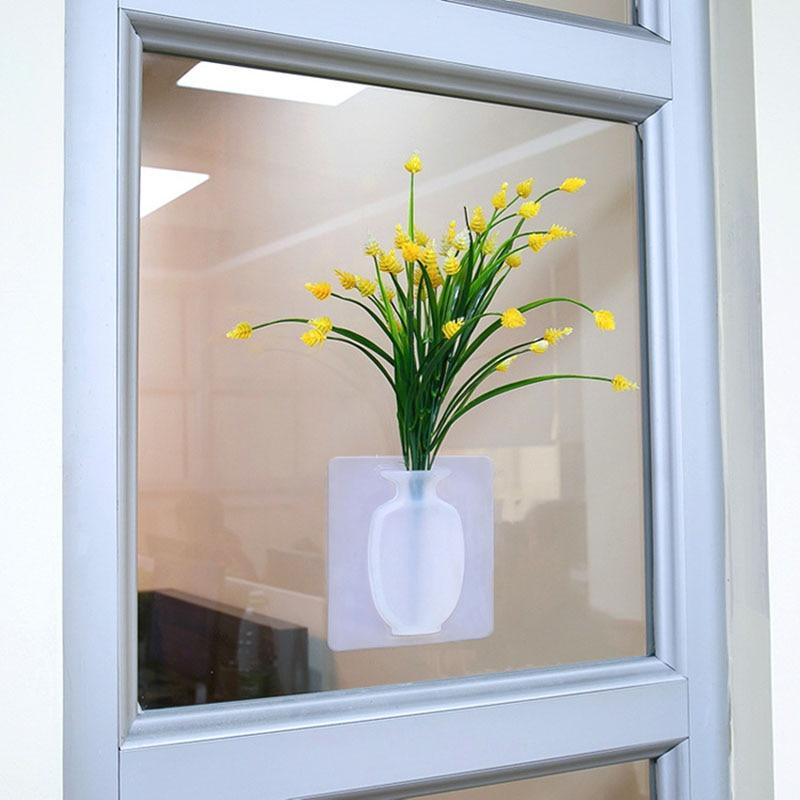 Silicone Sticky Wall Vase | Skanto