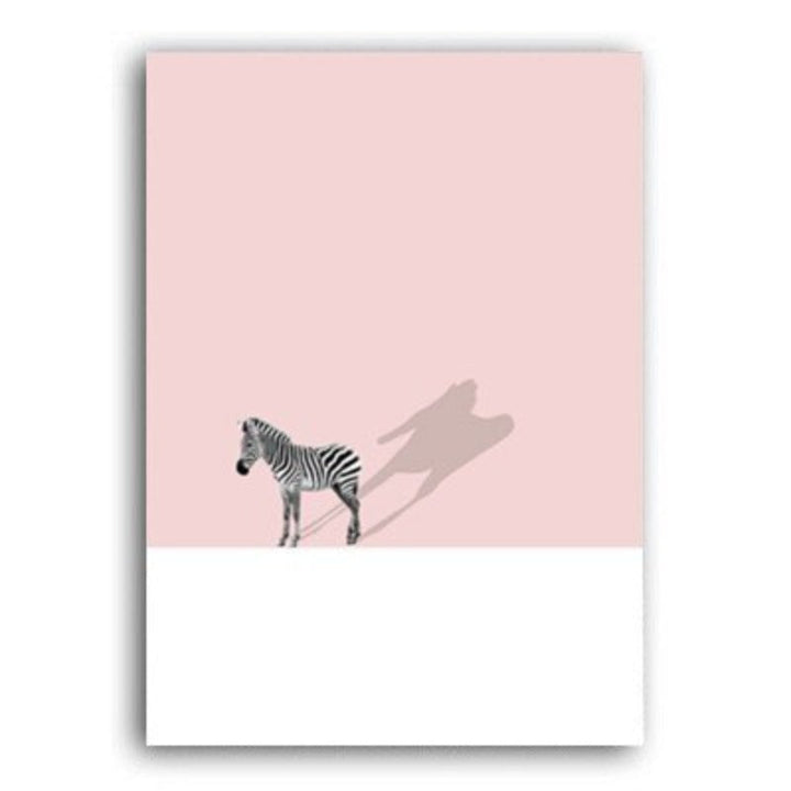 Nordisk varm rosa flamingo - lerretbilde