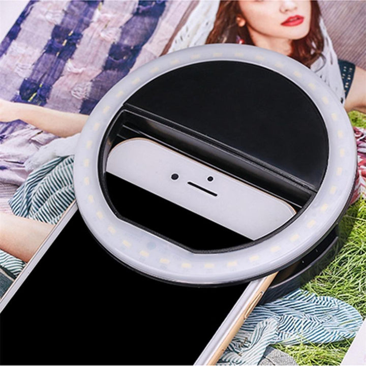 LED Ring Flash Mobil Kamera Lys | Skanto