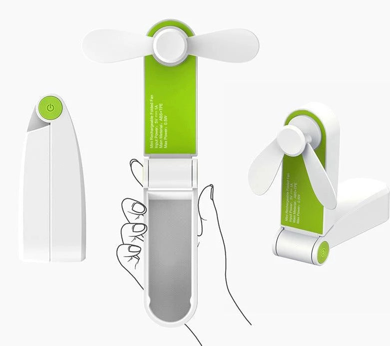FanMe - USB Oppladbar Bærbar Mini Vifte | Skanto