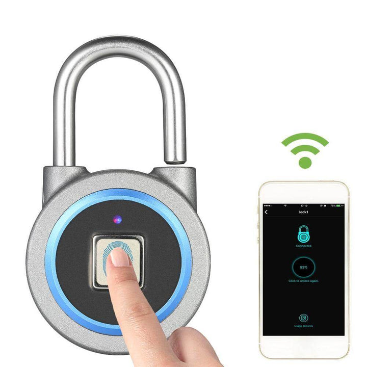 Skanto | Smarter Tyveribeskyttelse Fingeravtrykk Nøkkelfri Hengelås