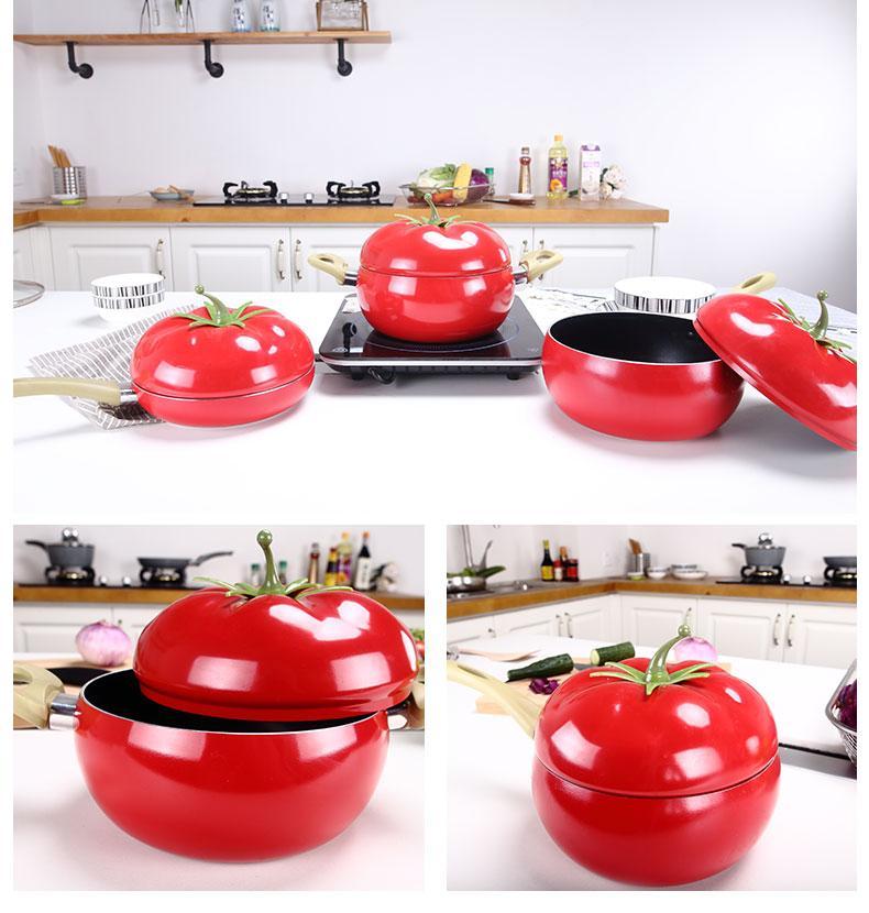 Skanto | Fruktfarge Keramisk Aluminium Stekepanne
