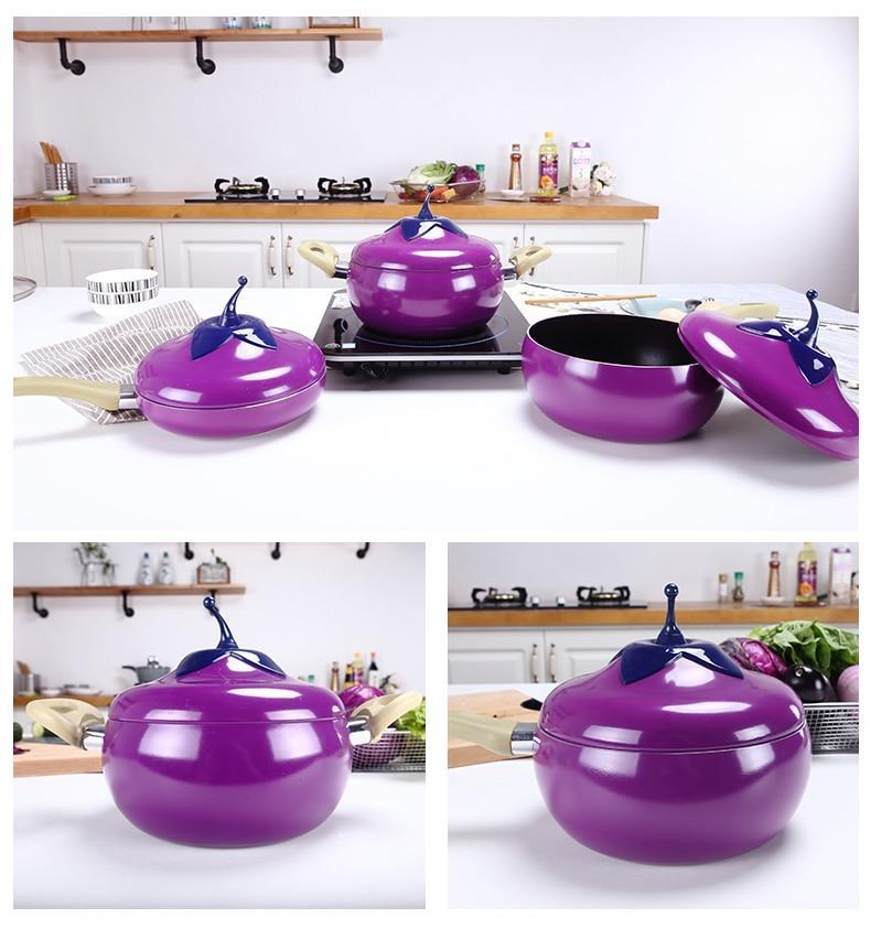 Skanto | Fruktfarge Keramisk Aluminium Stekepanne