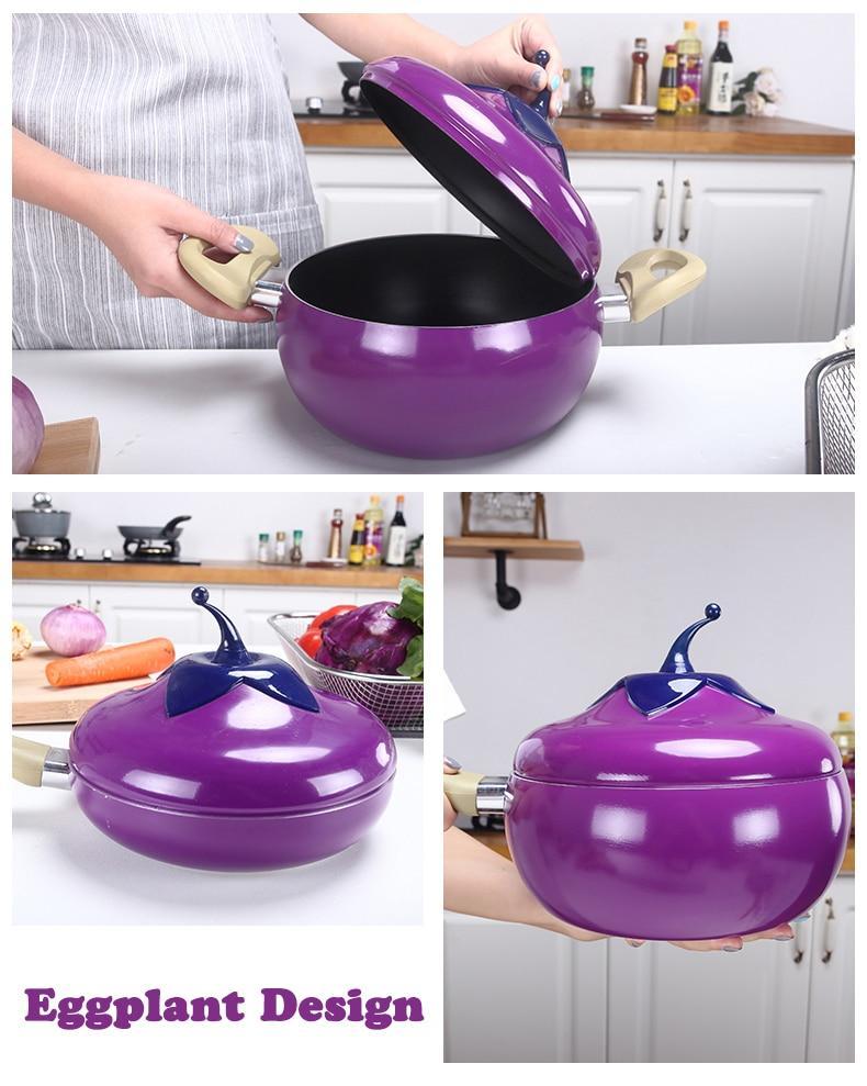 Skanto | Fruktfarge Keramisk Aluminium Stekepanne