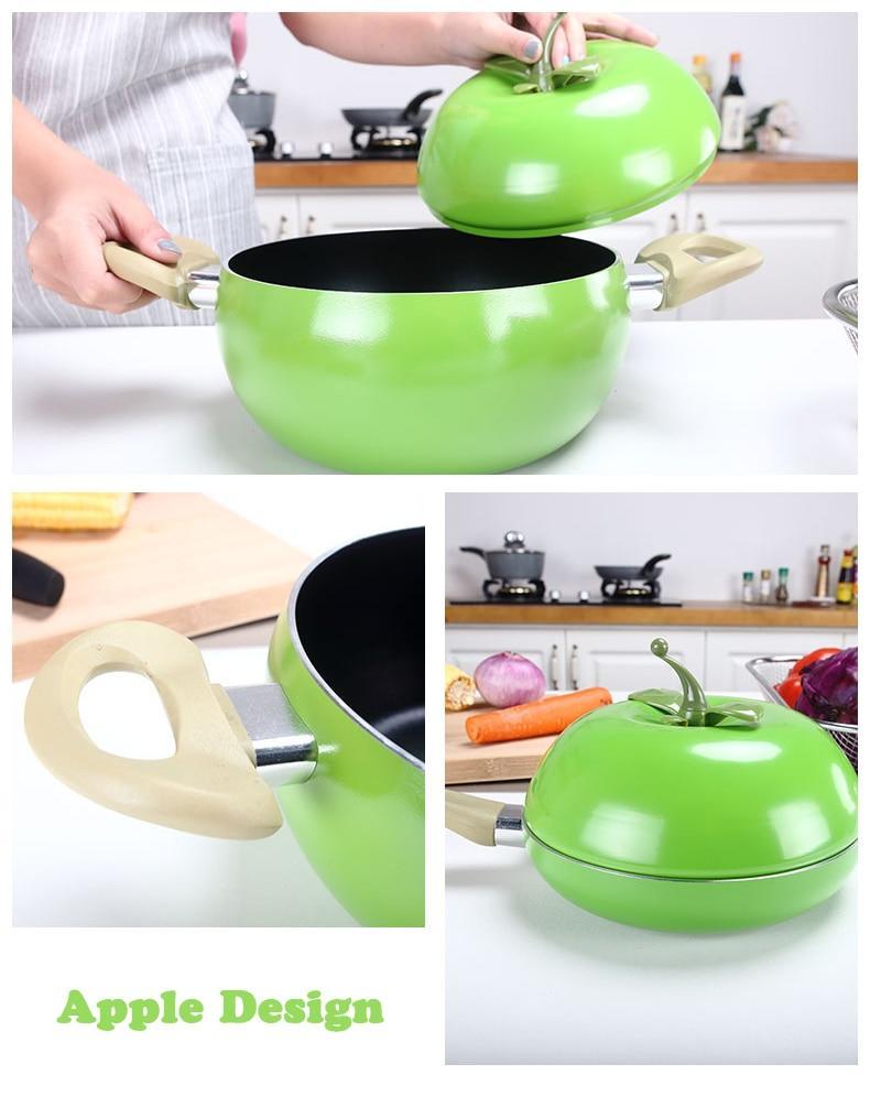 Skanto | Fruktfarge Keramisk Aluminium Stekepanne