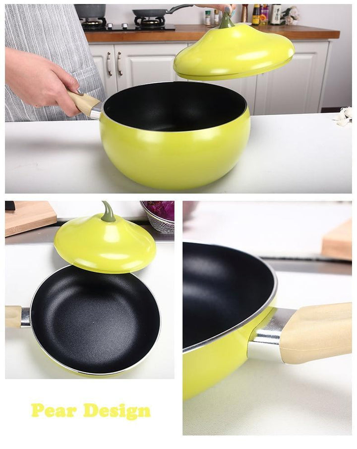 Skanto | Fruktfarge Keramisk Aluminium Stekepanne