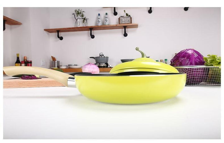 Skanto | Fruktfarge Keramisk Aluminium Stekepanne