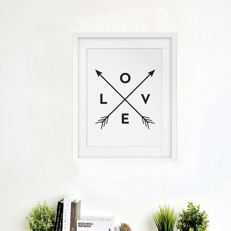 Arrows Of Love - Lerret Veggkunst Maleri | Skanto