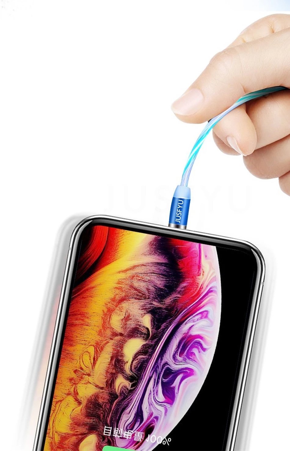 Bryte - LED Mobiltelefon Laderkabel | Skanto
