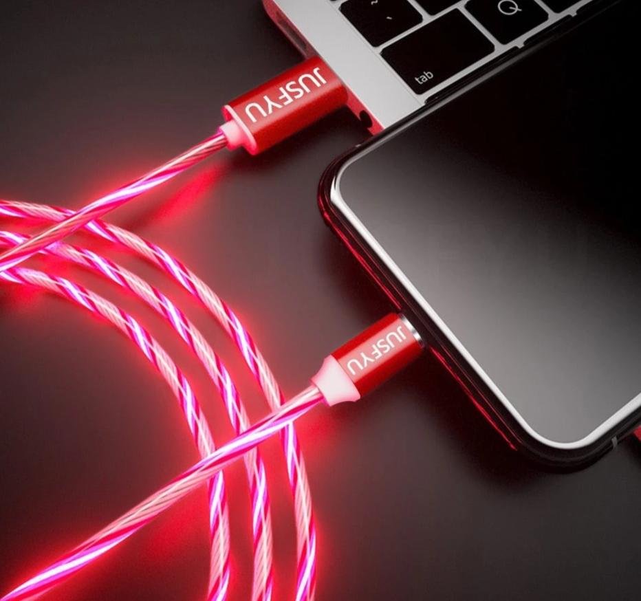 Bryte - LED Mobiltelefon Laderkabel | Skanto