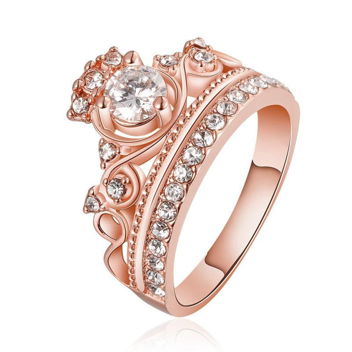 Rose Gold Queen Ring | Skanto