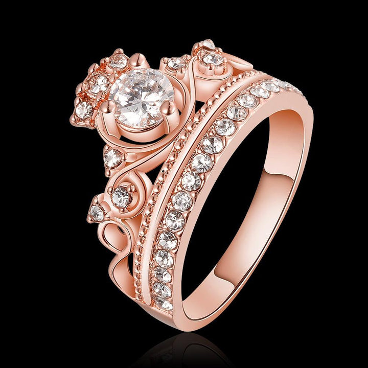 Rose Gold Queen Ring | Skanto