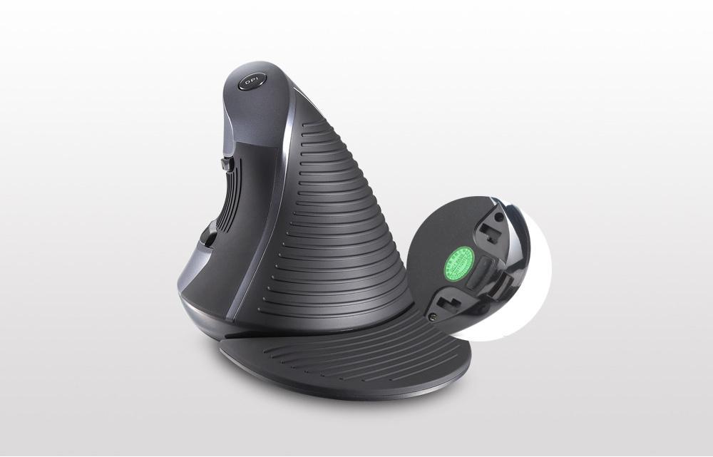 Ergonomisk Vertikal Trådløs 6 Knapper Mus | Skanto