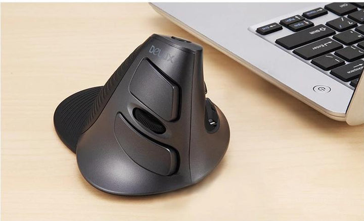 Ergonomisk Vertikal Trådløs 6 Knapper Mus | Skanto