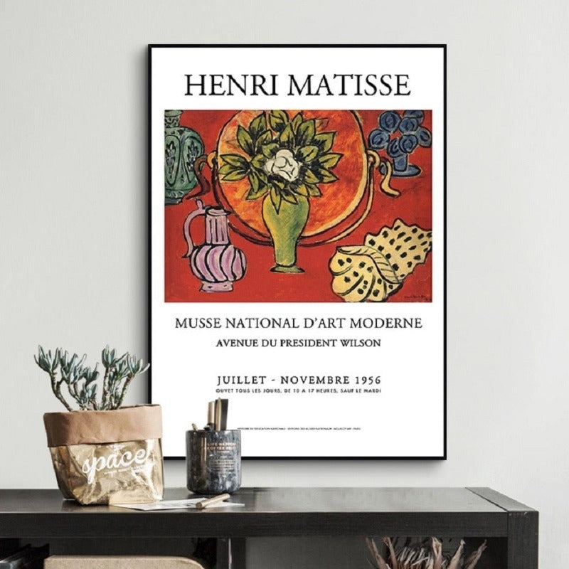Vintage abstrakt Matisse retro linjefigur Europa olje